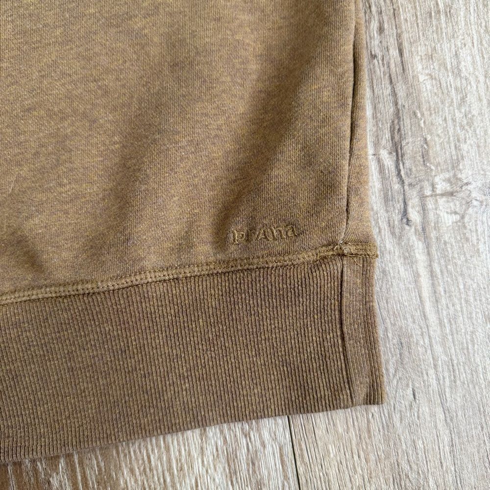Prana Organic Cotton Humble Bee Graphic Sweatshirt Tee Size Medium Brown / Tan - Picture 5 of 11